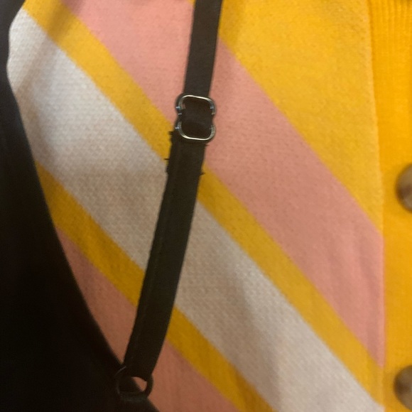 New! ATM 100% silk Cami. Sizes XS,Small and Large. Black/rose. Adjustable straps - Picture 2 of 4